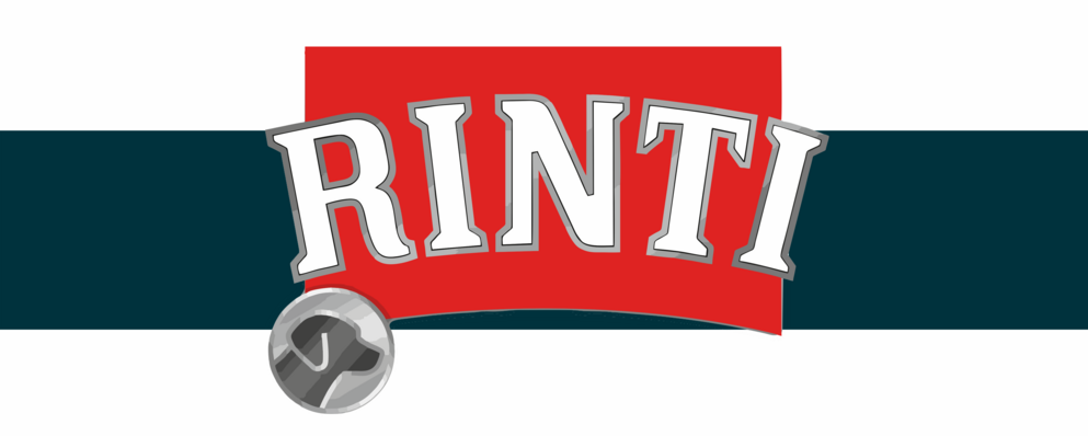 Banner mit dem Logo der Marke RINTI