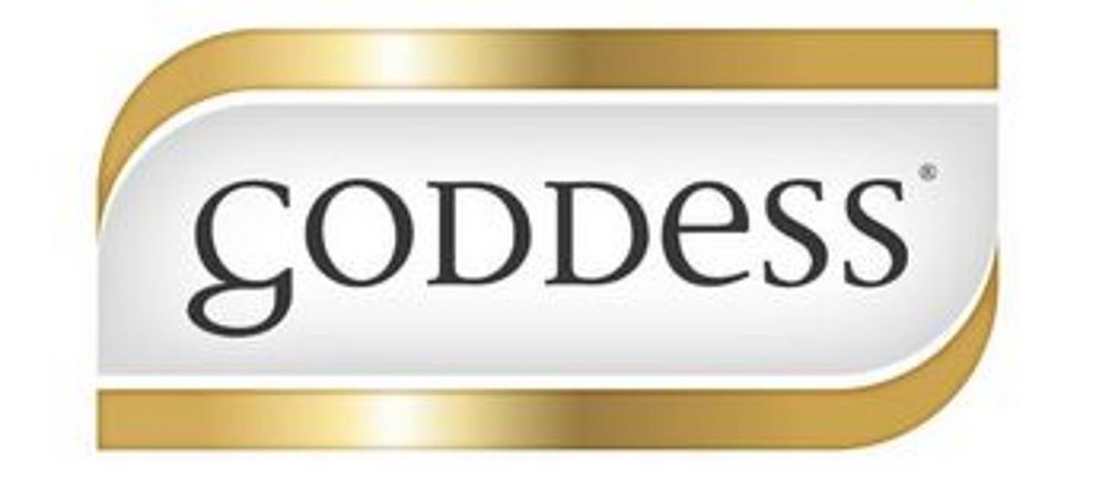 Banner mit dem Logo der Marke GODDESS
