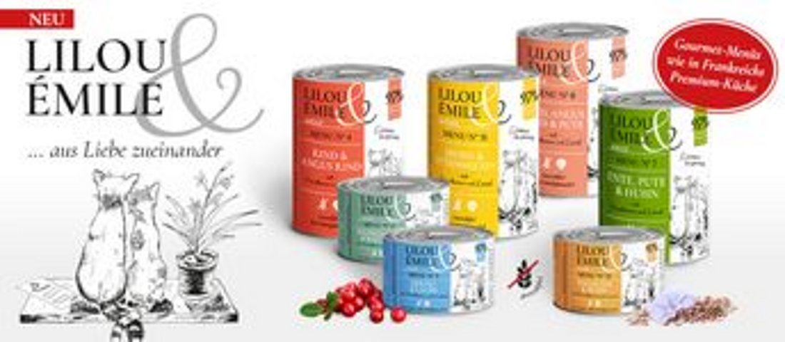 Banner mit dem Logo der Marke Lilou & Émile