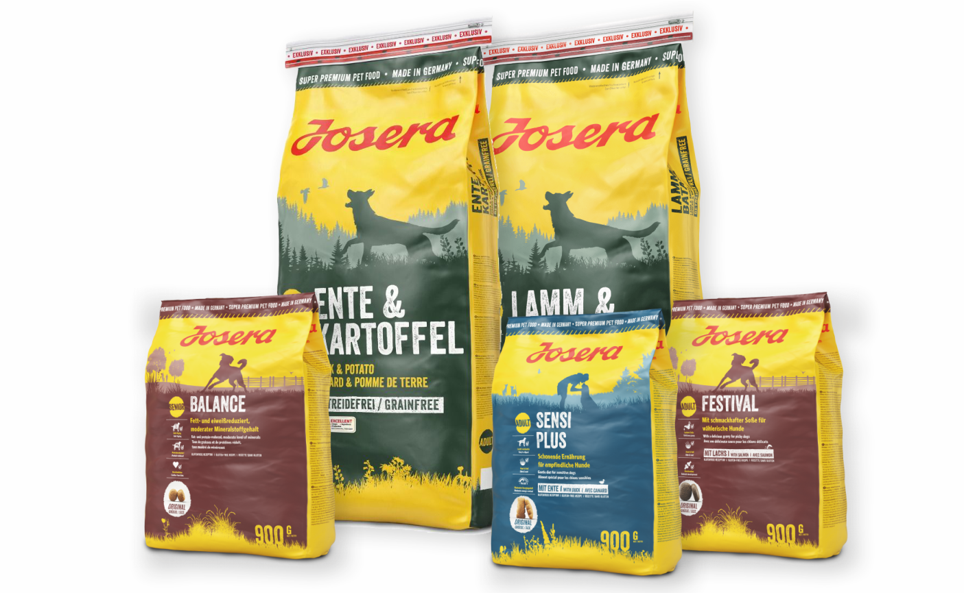 Josera Hundefutter in verschiedenen Größen