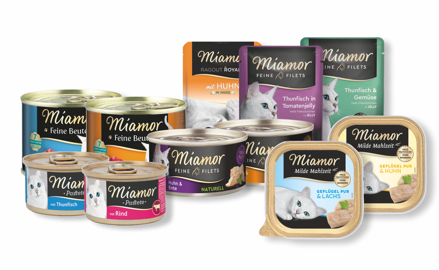 Miamor - Nassnahrung in verschiedenen Sorten für Katzen