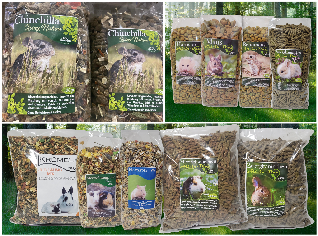 Hauptfuttermittel für Nager
