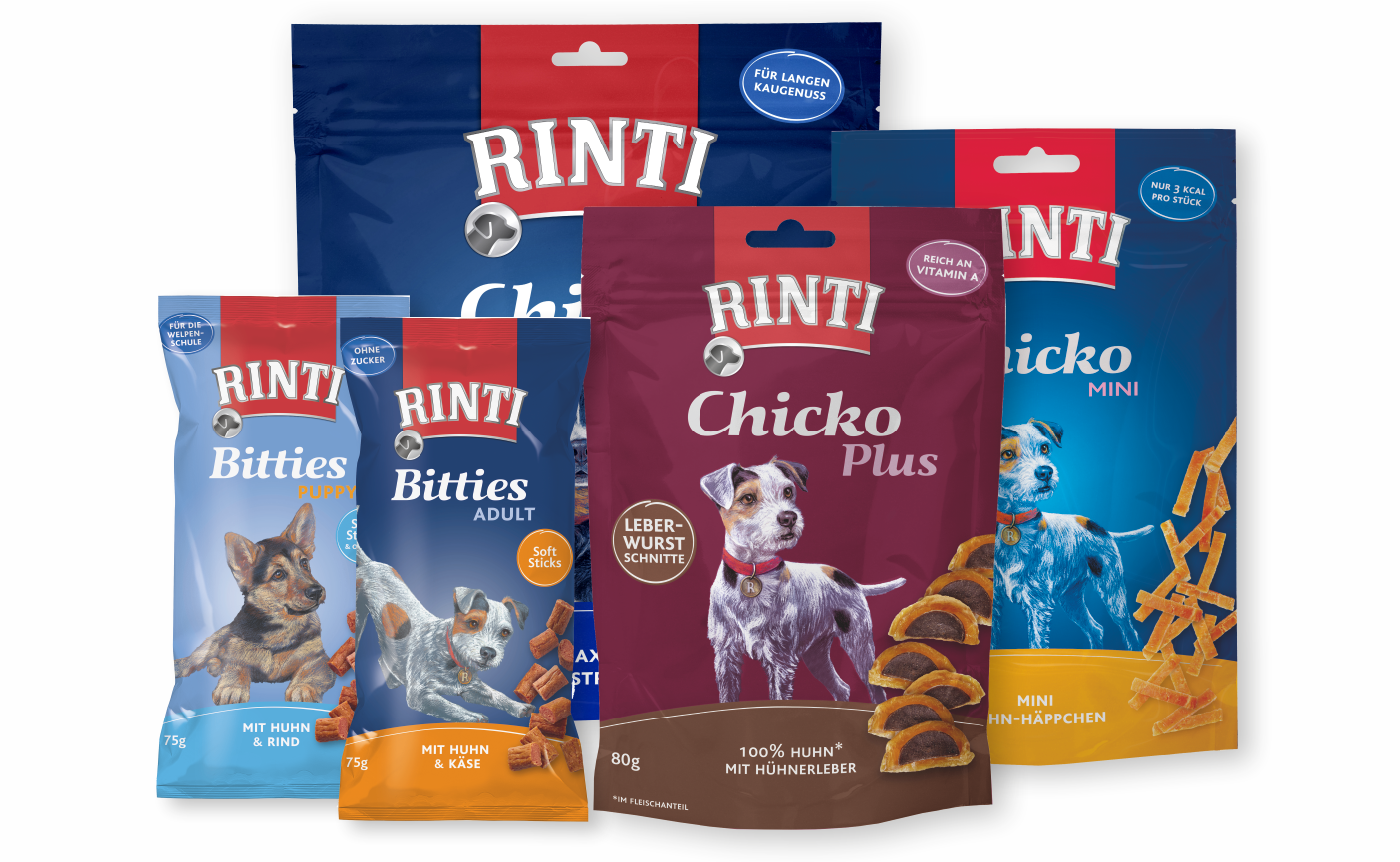 RINTI - Snacks für Hunde in verschiedenen Sorten