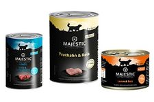 MAJESTIC Nassfutter für Hunde in verschiedenen Sorten